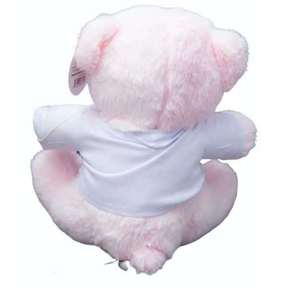 Teddy Bear Stuffed Animal I Love You Mom T-Shirt Plush Toy Gift For Mothers , 9" - Picture 4 of 5